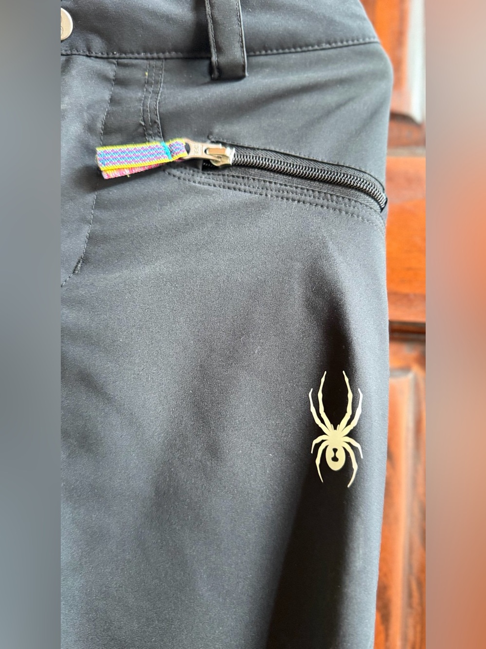 Spyder kids snowboarding pants.